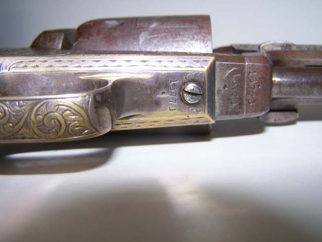 A Fine Cased Gustave Young Engraved Colt Model 1851 Navy Revolver — image 8